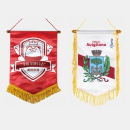 Xvggdg Custom Flag Banner Custom Logo Square Football Team Customized Flag Pennant Hanging Honor