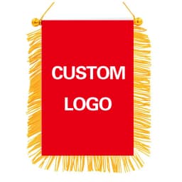 Xvggdg Custom Flag Banner Custom Logo Square Football Team Customized Flag Pennant Hanging Honor