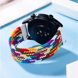 20mm 22mm Straps for Samsung Galaxy watch 4/5/6/7/6 classic braided solo loop bracelet correa Huawei GT 4/5/6/Pro/Runner 2 Band