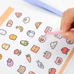 Kawaii Cute Scrapbook Tweezers Macarons Creative DIY Washi Tape Stickers Gadget Multi-tool Tweezers Hand Account accessories