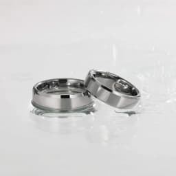 Somen 6mm 8mm Silver Color Tungsten Ring Men's and Women's Matte Wedding Ring High-polished Steel Color Comfortable Fit
