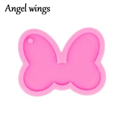 DY0107 Silicone Bow/Breast Cancer Molds, Crown/Music notes Keychain Crafts Epoxy DIY Resin art Mold, Fondant Chocolate Cake Mold