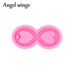 DY0107 Silicone Bow/Breast Cancer Molds, Crown/Music notes Keychain Crafts Epoxy DIY Resin art Mold, Fondant Chocolate Cake Mold