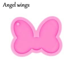 DY0107 Silicone Bow/Breast Cancer Molds, Crown/Music notes Keychain Crafts Epoxy DIY Resin art Mold, Fondant Chocolate Cake Mold