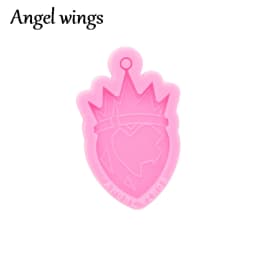 DY0107 Silicone Bow/Breast Cancer Molds, Crown/Music notes Keychain Crafts Epoxy DIY Resin art Mold, Fondant Chocolate Cake Mold