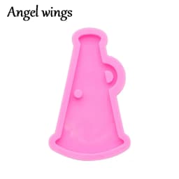 DY0107 Silicone Bow/Breast Cancer Molds, Crown/Music notes Keychain Crafts Epoxy DIY Resin art Mold, Fondant Chocolate Cake Mold