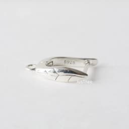 925 Sterling Silver Lever back Earring Hook with open jump rings, Earring Connector Clasp DIY Accessories