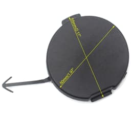 For Mitsubishi Lancer 2008-2015 Unprimed Car Tow Hook Cover Eye Towing Cap Rear Front Bumper Auto Accessories 2009 2010 2011