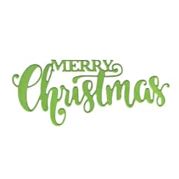 MERRY Christmas Dies Cut Word Metal Cutting Stamps Craft Scrapbooking