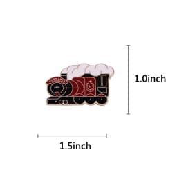 Wizarding World Magical Express Train Brooch Badge Witchcraft Wizardry Literature Bookworm Gift