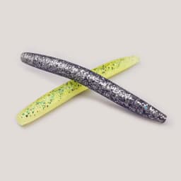 LUREHOLIC 3.0” Stick Worm Senko 12PCS 8cm 3.2g High-Frequency Tiny Tremors Wacky Drop Shot Soft Lure Bait