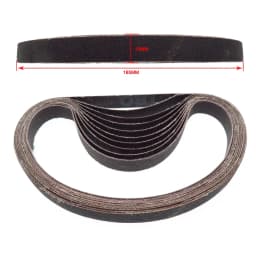10 Pcs Sanding Belts 330*10 MM 60-240 Grit Aluminum Oxide For Belt Sander Grinder Polisher Wood Fiberglass Rubber Plastic Metals