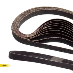 10 Pcs Sanding Belts 330*10 MM 60-240 Grit Aluminum Oxide For Belt Sander Grinder Polisher Wood Fiberglass Rubber Plastic Metals