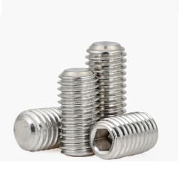 5-50pcs M2 M2.5 M3 M4 M5 DIN913 304 Stainless Steel Allen Head Hex Hexagon Socket Flat Point Set Screw End Grub Headless Bolt