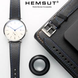 HEMSUT Italy Genuine Cow Leather Watch Band For Man Vintage Soft Wrap Handmade Leather Watch Straps Quick Release 22mm18mm20mm