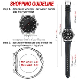 HEMSUT Italy Genuine Cow Leather Watch Band For Man Vintage Soft Wrap Handmade Leather Watch Straps Quick Release 22mm18mm20mm