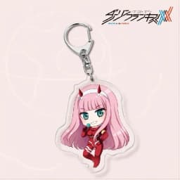 Japan Anime DARLING In The FRANXX Keychain 02 ZERO TWO Cosplay Cute Pendant Men Women Key Chain Car Bag Jewelry Accessories Gift