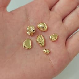 (2930)6PCS 7.8x8MM Hole 1.5MM 24K Gold Color Brass Irregular Spacer Beads Bracelet Beads High Quality Jewelry Making Accessorie