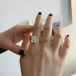 925 Sterling Silver New Simple Design Rings Heart Tassel Shape Retro Distressed Opening Handmade Ring Fashion Fine Jewelry