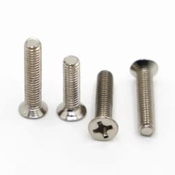 50/100pcs Nickel Plated KM Screw Cross Flat Countersunk Head Phillips Screws M1.2 M1.4 M1.7 M2 M2.5 M3 M4