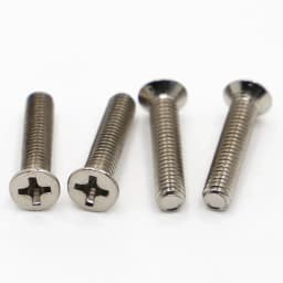 50/100pcs Nickel Plated KM Screw Cross Flat Countersunk Head Phillips Screws M1.2 M1.4 M1.7 M2 M2.5 M3 M4