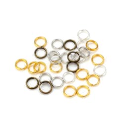 100-200pcs/Lot 4 5 6 8 10 12mm Open Jump Rings Double Loops Split Rings Connectors For Jewelry Making Accessories DIY Necklace