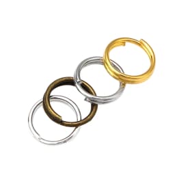 100-200pcs/Lot 4 5 6 8 10 12mm Open Jump Rings Double Loops Split Rings Connectors For Jewelry Making Accessories DIY Necklace