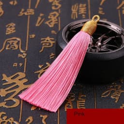 5Pcs/lot 8cm GoldenCap Tassel Silk Fringe Mini Tassel Bangs Flower Tassel For DIY Jewelry Earrings Accessories Home Decoration