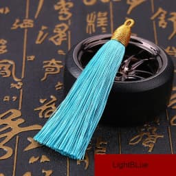 5Pcs/lot 8cm GoldenCap Tassel Silk Fringe Mini Tassel Bangs Flower Tassel For DIY Jewelry Earrings Accessories Home Decoration
