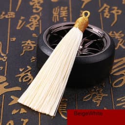 5Pcs/lot 8cm GoldenCap Tassel Silk Fringe Mini Tassel Bangs Flower Tassel For DIY Jewelry Earrings Accessories Home Decoration