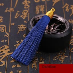 5Pcs/lot 8cm GoldenCap Tassel Silk Fringe Mini Tassel Bangs Flower Tassel For DIY Jewelry Earrings Accessories Home Decoration