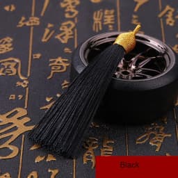 5Pcs/lot 8cm GoldenCap Tassel Silk Fringe Mini Tassel Bangs Flower Tassel For DIY Jewelry Earrings Accessories Home Decoration