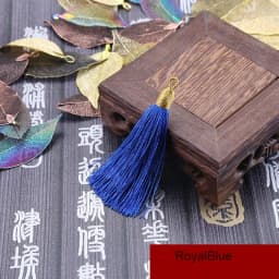 5Pcs/lot 8cm GoldenCap Tassel Silk Fringe Mini Tassel Bangs Flower Tassel For DIY Jewelry Earrings Accessories Home Decoration