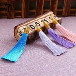 5Pcs/lot 8cm GoldenCap Tassel Silk Fringe Mini Tassel Bangs Flower Tassel For DIY Jewelry Earrings Accessories Home Decoration