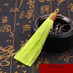 5Pcs/lot 8cm GoldenCap Tassel Silk Fringe Mini Tassel Bangs Flower Tassel For DIY Jewelry Earrings Accessories Home Decoration