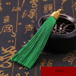 5Pcs/lot 8cm GoldenCap Tassel Silk Fringe Mini Tassel Bangs Flower Tassel For DIY Jewelry Earrings Accessories Home Decoration