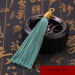 5Pcs/lot 8cm GoldenCap Tassel Silk Fringe Mini Tassel Bangs Flower Tassel For DIY Jewelry Earrings Accessories Home Decoration