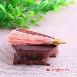 5Pcs/lot 8cm GoldenCap Tassel Silk Fringe Mini Tassel Bangs Flower Tassel For DIY Jewelry Earrings Accessories Home Decoration