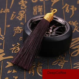 5Pcs/lot 8cm GoldenCap Tassel Silk Fringe Mini Tassel Bangs Flower Tassel For DIY Jewelry Earrings Accessories Home Decoration