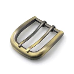 1piece 40mm Metal Belt Buckles Double Pin Buckle Brushed Matte End Bar High Quality Fit for 37mm-39mm Leather Belt Craft Parts