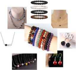 Faceted Black Flat Round Hematite Stone Beads Rondelle Loose Spacer Beads for Jewelry Bracelet Necklace Making Handmade DIY 15"