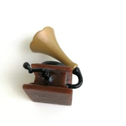 1:12 Furniture Mini Accessories Ultra-compact Retro Phonograph Record Player With Record DIY Miniature Doll House