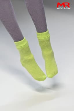 1/6 Scale Short Sports Stripe Socks with Heel Model Soldier Clothes Accessories Fit 12'' Male Female Action Figure Body Dolls