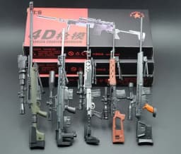 1/6 Painted Assemble Gun SVD Sniper Rifle AWM TAC-50 PSG-1 DSR-1 MK14 Assault Rifle Soldier Arms Military Model Toys