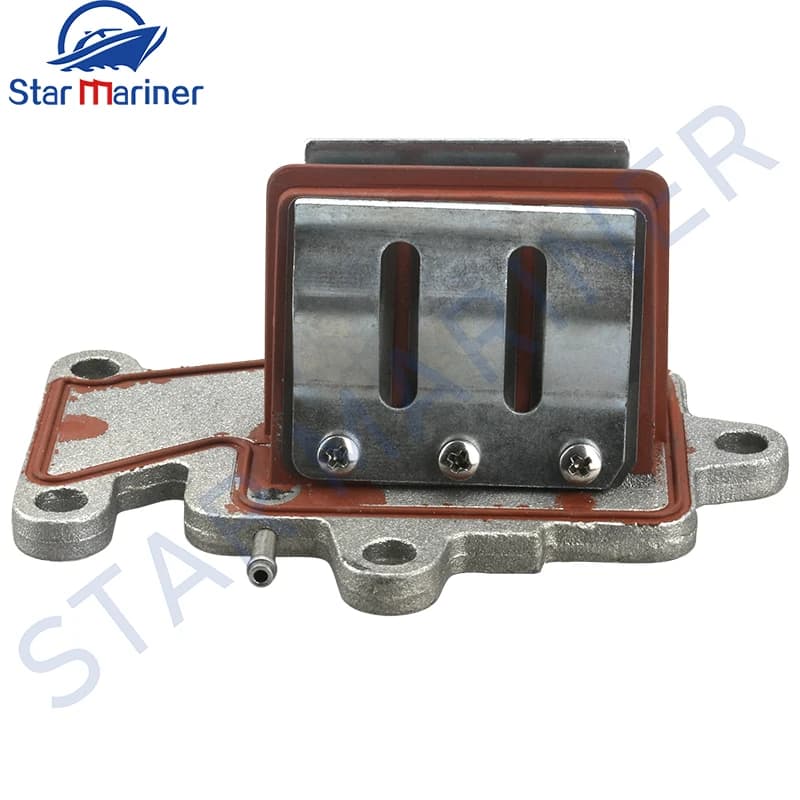 63V-13610-00 Reed Valve Assy Replaces For Outboard Engine Yamaha Parsun Powertec 9.9HP 15HP 63W-13610 Boat Motor Aftermarket