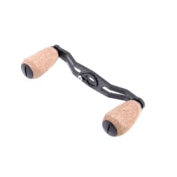 Kawa Fishing Reel Handle Carbon Fiber With Cork Knob For Shimano D/ A/ S Baitcasting Hole Size 7*4/8*5mm Length 105mm DIY