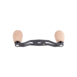 Kawa Fishing Reel Handle Carbon Fiber With Cork Knob For Shimano D/ A/ S Baitcasting Hole Size 7*4/8*5mm Length 105mm DIY