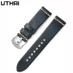 Watch Strap Oil Wax Retro Cowhide Strap 20mm22mm For Samsung Watch For Huawei Watch Watchband UTHAI Z75