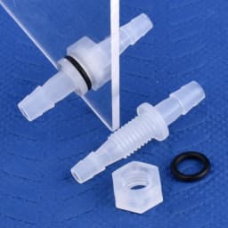 5~200pcs M12~M16 To 8~12mm PP Pagoda Direct Connector With Nut O-Ring Aquarium Tank Air Pump Adapter Irrigation Water Hose Joint