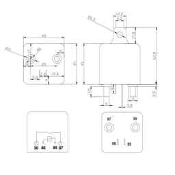 12V 200A Universal Battery Switch Relay 4 Pin Dual Battery Isolator Relay Current Relay Car Relay